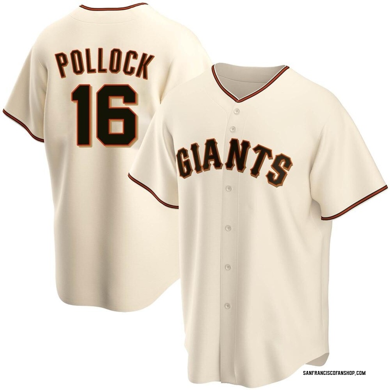 AJ Pollock Men's San Francisco Giants 2021 City Connect Jersey - White  Replica