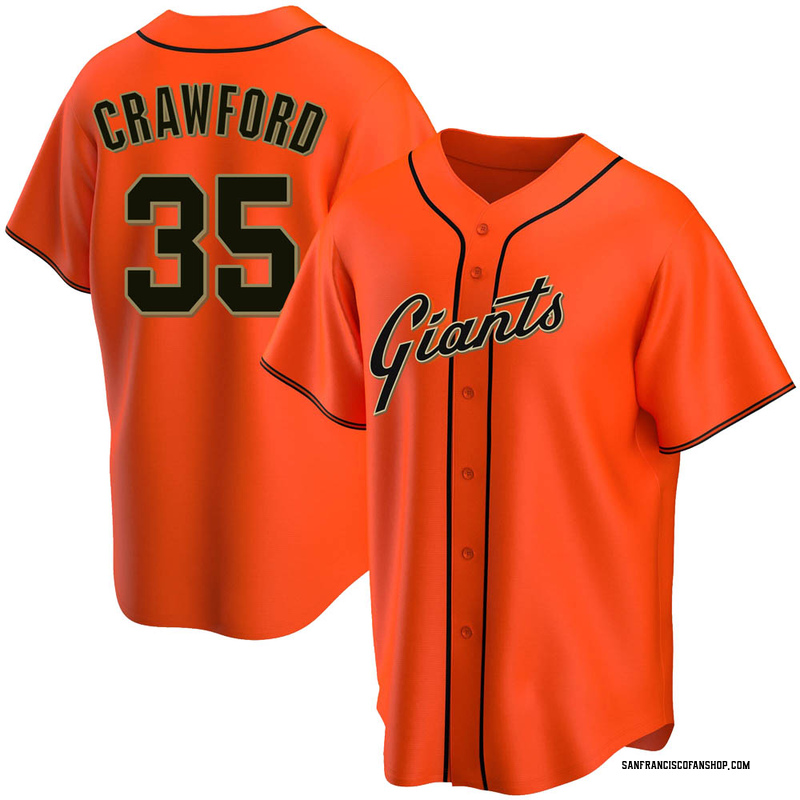 Brandon Crawford 2012 San Francisco Giants Men's Alt Orange World  Series Jersey