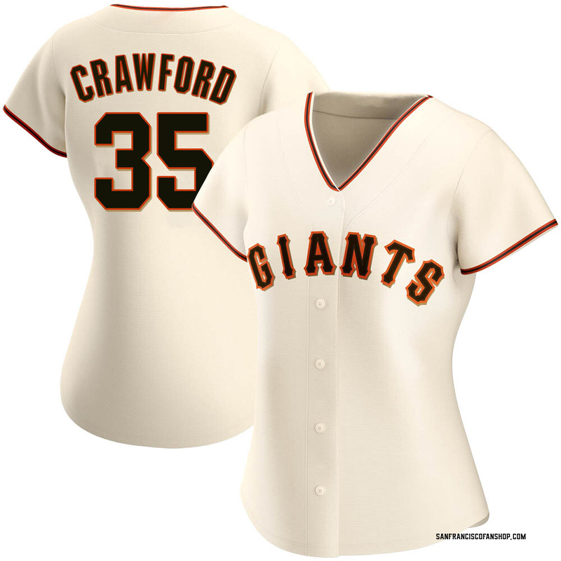Brandon Crawford Women's San Francisco Giants Home Jersey - Cream