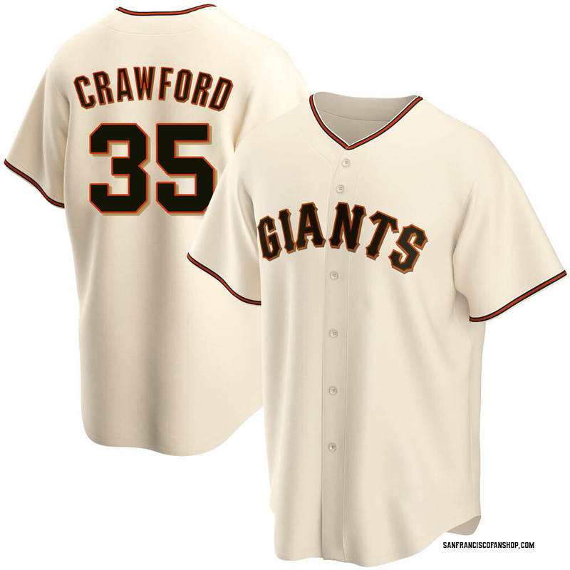 Brandon Crawford Youth San Francisco Giants Home Jersey - Cream