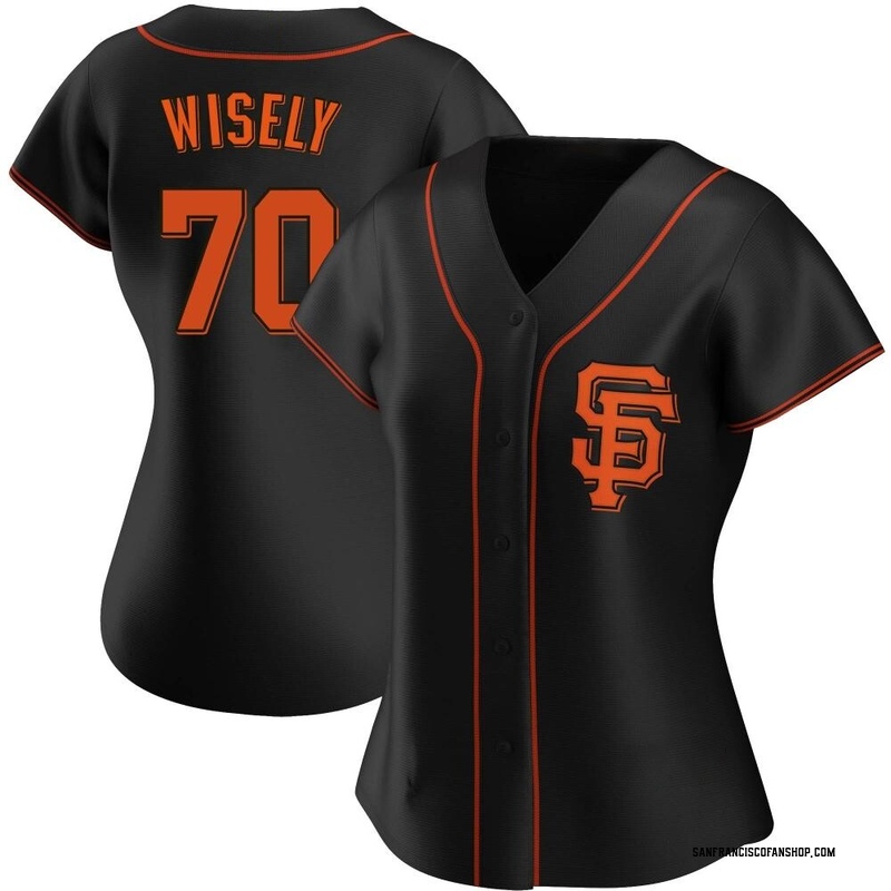 Majestic San Francisco Giants Alternate Baseball Jersey in Black for Men