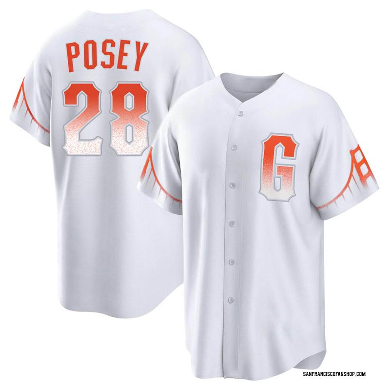 Buster Posey Youth San Francisco Giants 2021 City Connect Jersey - White  Replica