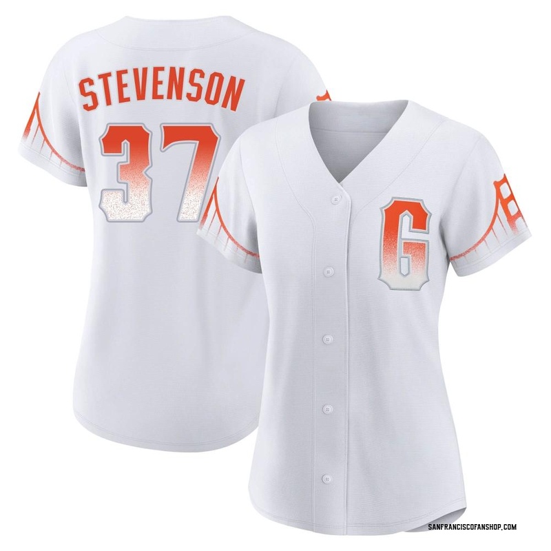 Cal Stevenson Women's San Francisco Giants Road Jersey - Gray Authentic