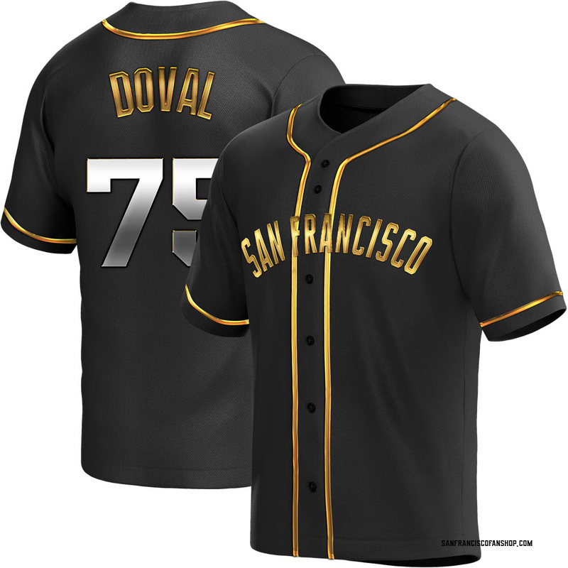 Camilo Doval 2021 SF Giants Game Used Sat. Alt. Black Jersey Size: 48