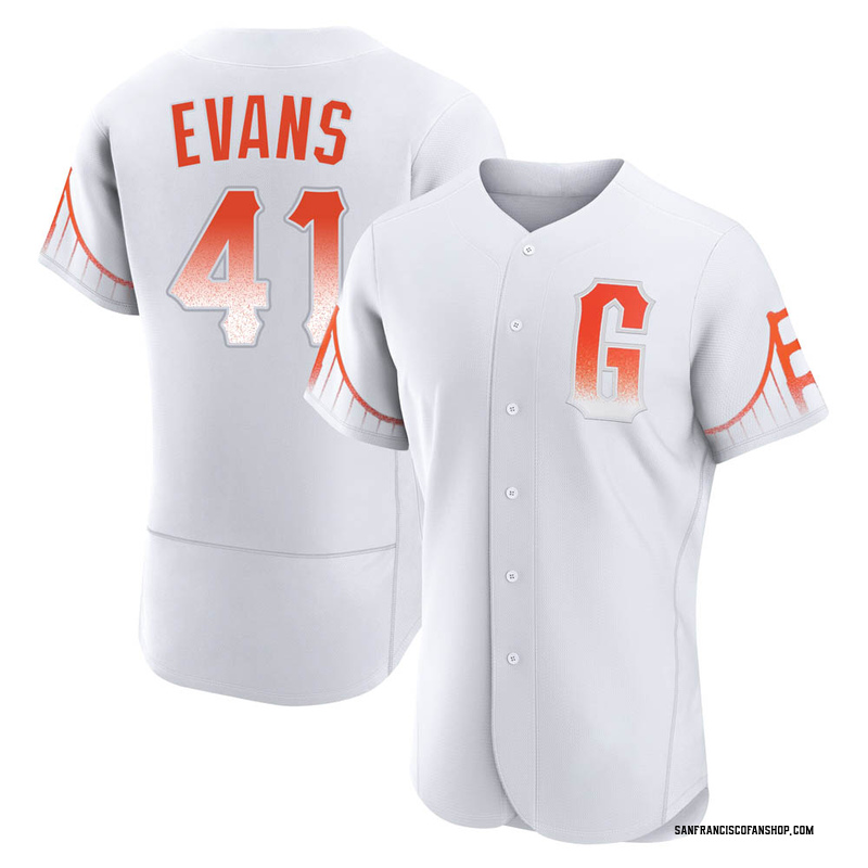 Darrell Evans Signed San Francisco Giants Orange Jersey