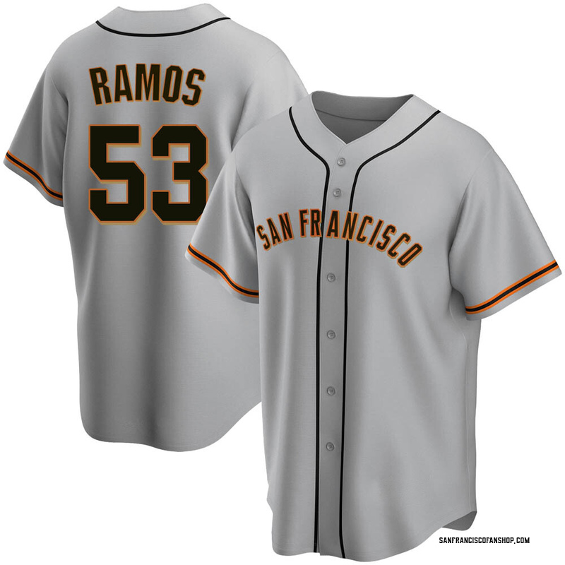 Heliot Ramos San Francisco Giants Road Gray Baseball Player Jersey —  Ecustomily