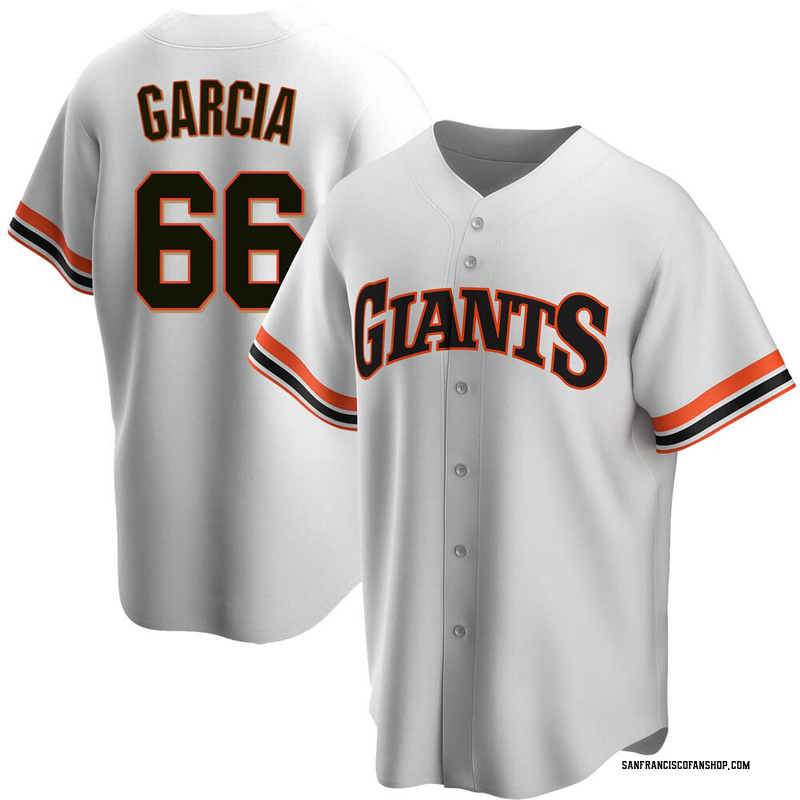 Jarlin Garcia Men's San Francisco Giants Road Jersey - Gray Replica
