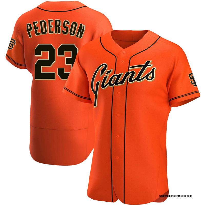 Joc Pederson Men's San Francisco Giants Alternate Jersey - Orange Authentic