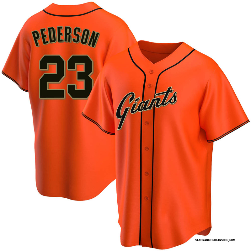 Joc Pederson San Francisco Giants Men's Orange Roster Name