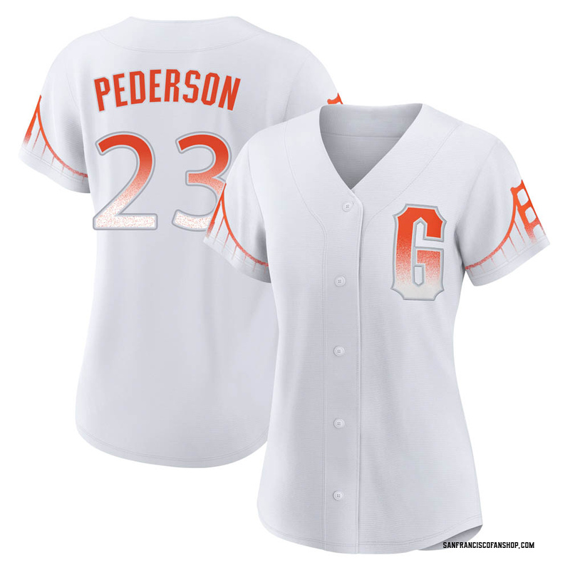 Women's San Francisco Giants Joc Pederson Replica White 2021 City Connect  Jersey