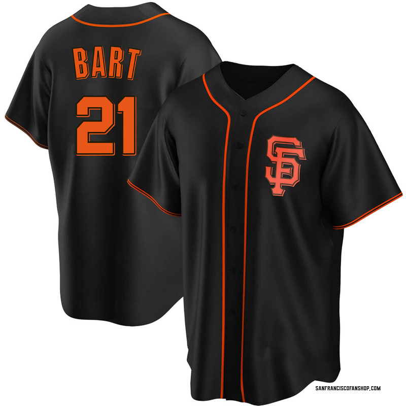 Joey Bart Youth San Francisco Giants Alternate Jersey - Orange Replica
