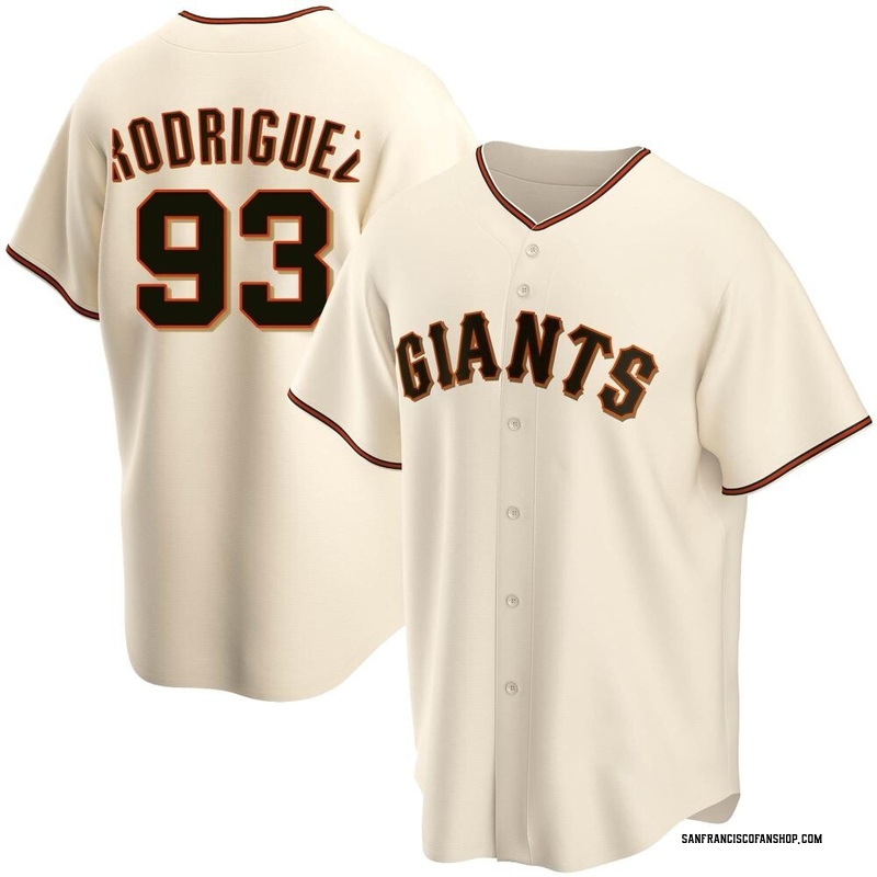 Julio Rodriguez Youth San Francisco Giants Home Cooperstown Collection  Jersey - White Replica