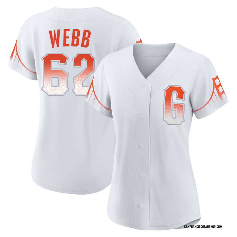 NIKE San Francisco Giants G City Connect Official Replica White Orange  Jersey