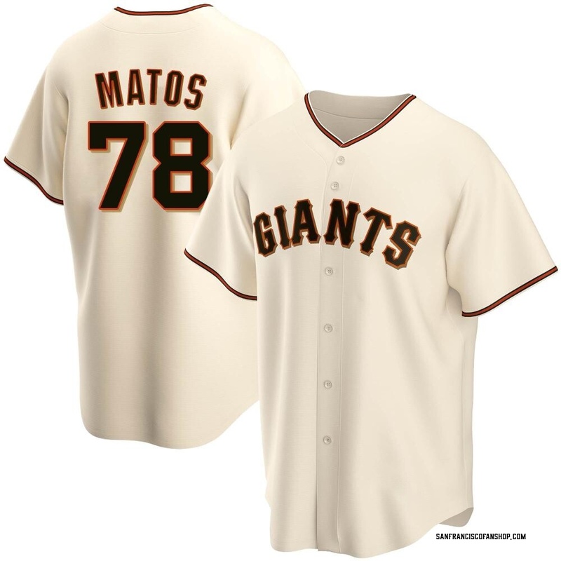 Luis Matos Youth San Francisco Giants Alternate Jersey - Black