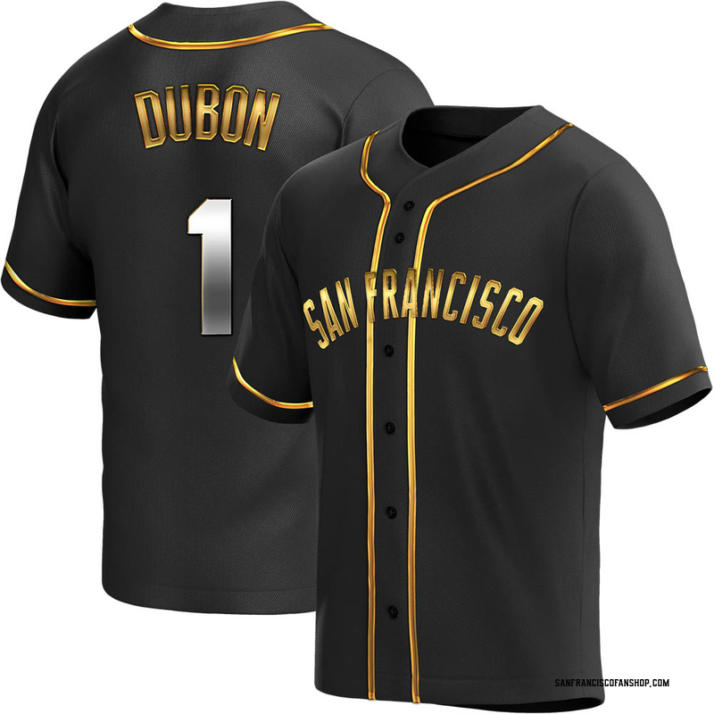 Top-selling Item] Black San Francisco Giants 1 Mauricio Dubon Alternate 3D  Unisex Jersey