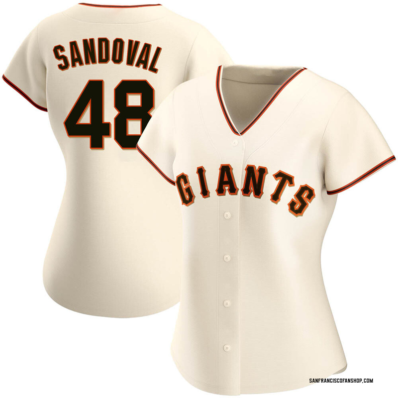 Pablo Sandoval Men's San Francisco Giants Home Jersey - Cream Replica