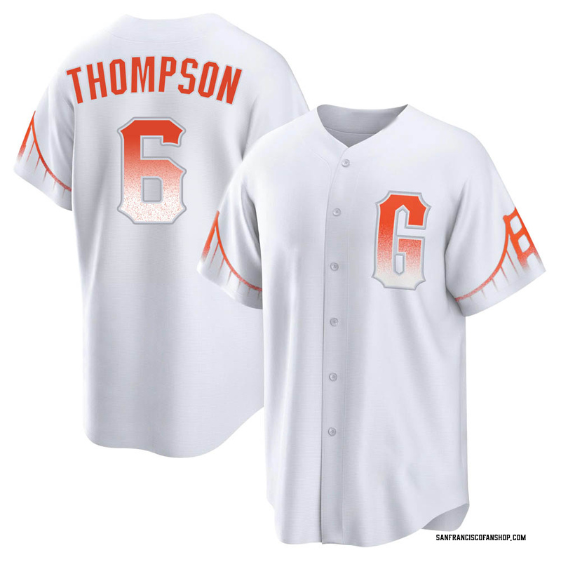 Robby Thompson Men's San Francisco Giants Road Jersey - Gray Authentic