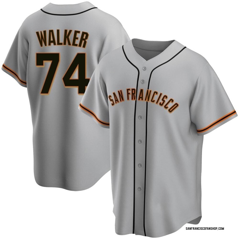 Ryan Walker Men's San Francisco Giants Alternate Jersey - Black Authentic