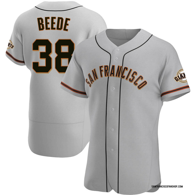 Tyler Beede #38 San Francisco Giants 2019 MLB 150 Game Worn Gray Road Jersey