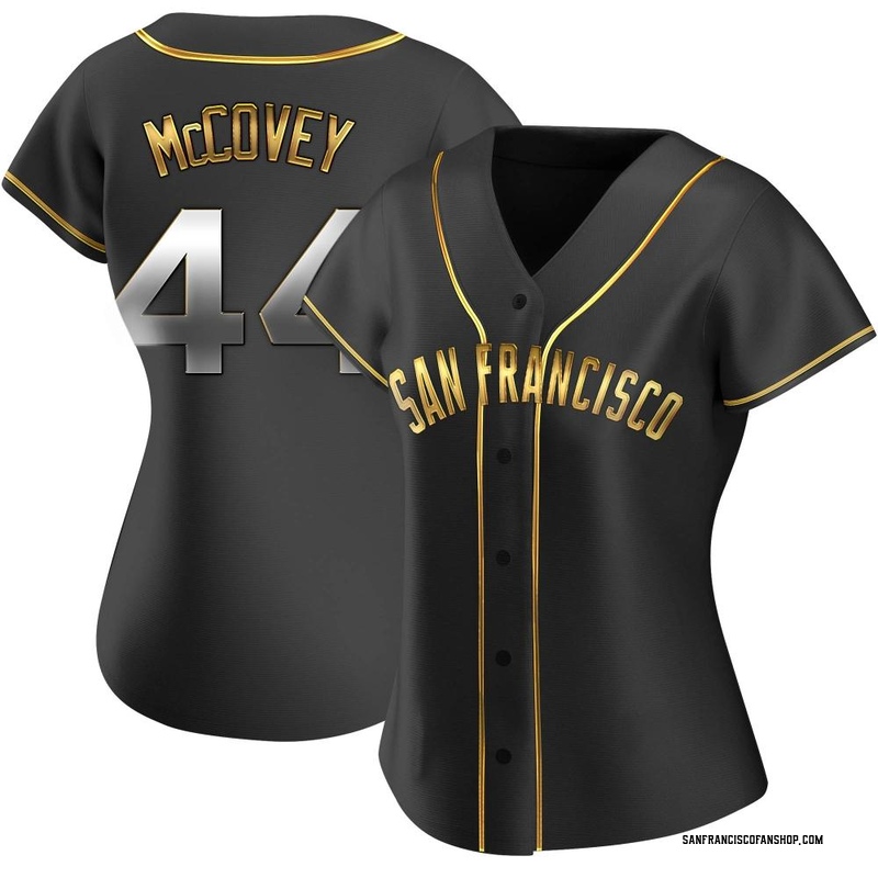 Willie McCovey Men's San Francisco Giants Throwback Jersey - Grey Replica