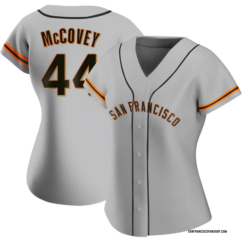Willie McCovey Women's San Francisco Giants Road Jersey - Gray Authentic