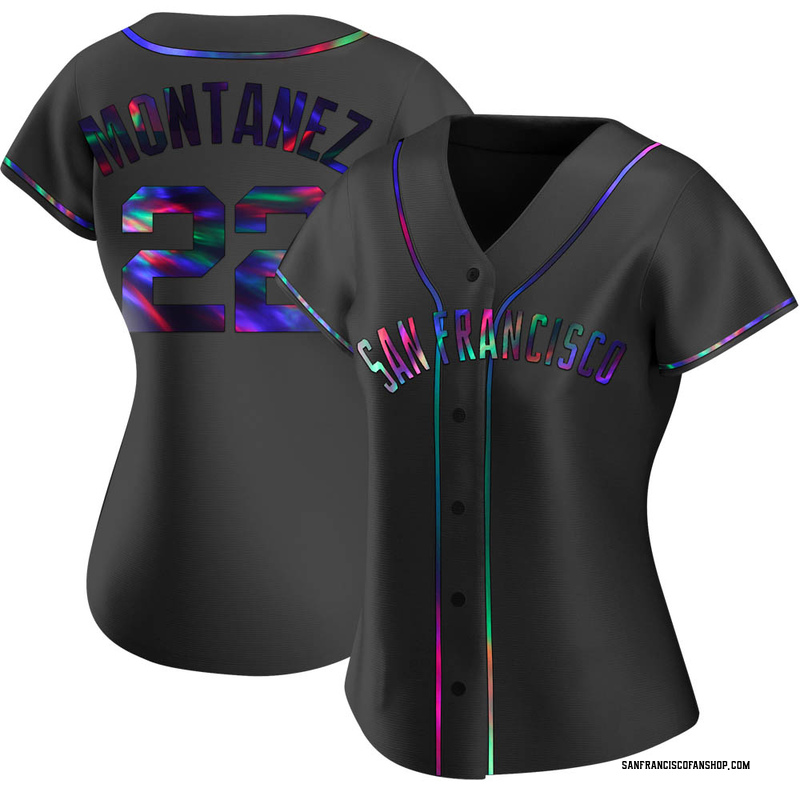 Majestic San Francisco Giants Alternate Baseball Jersey in Black for Men